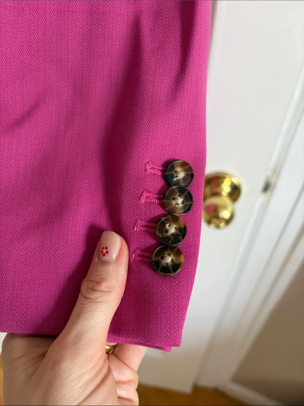 J. Crew Pink “Willa” Wool Blazer